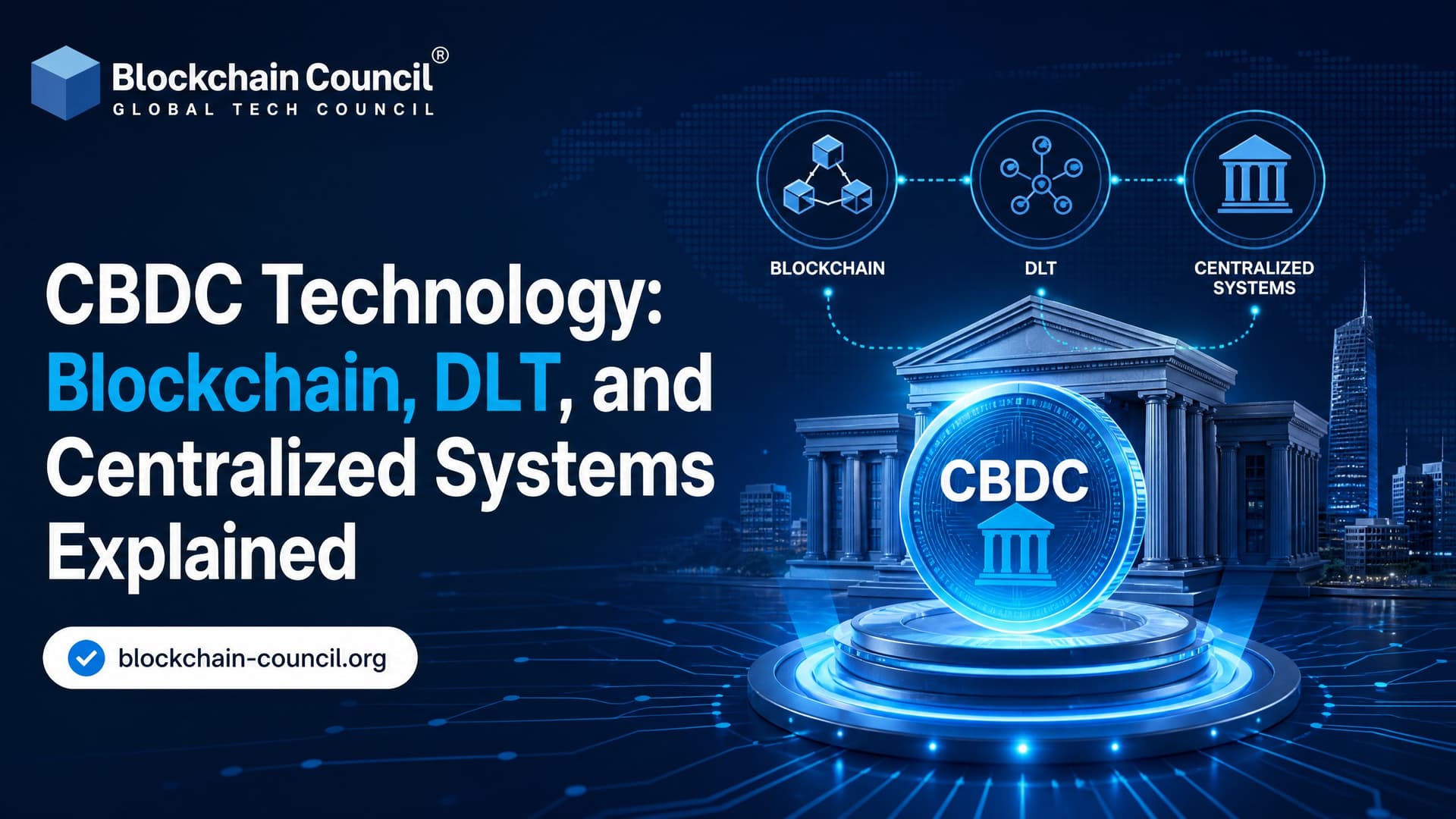 CBDC Technology: Blockchain, DLT, and Centralized Systems Explained