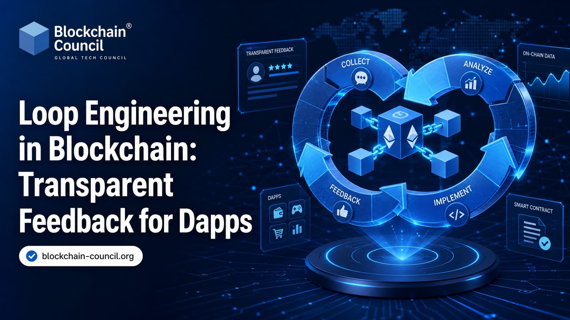 Loop Engineering in Blockchain: Transparent Feedback for Dapps