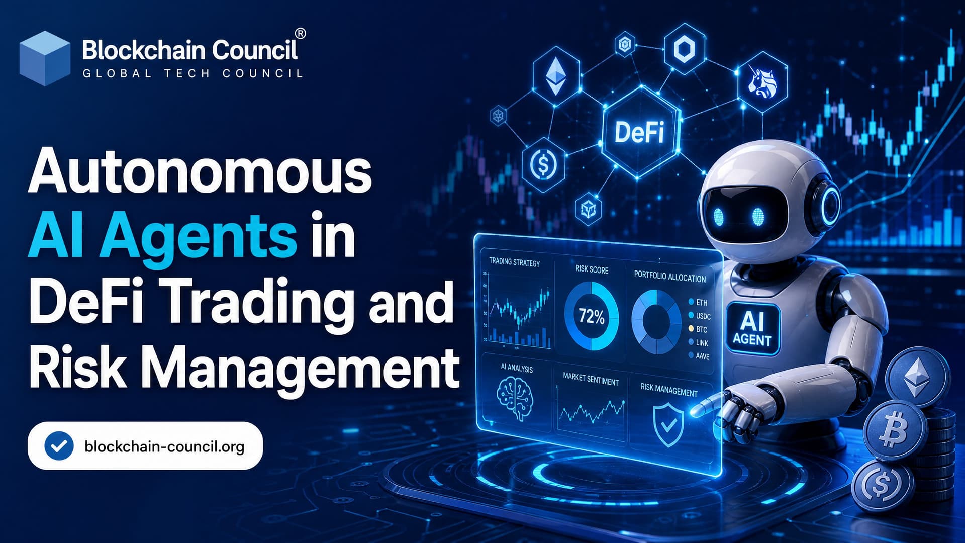Autonomous AI Agents in DeFi Trading and Risk Management