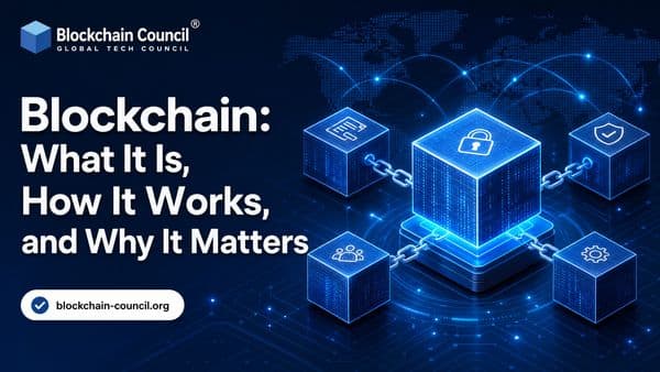 Blockchain: What It Is, How It Works, and Why It Matters