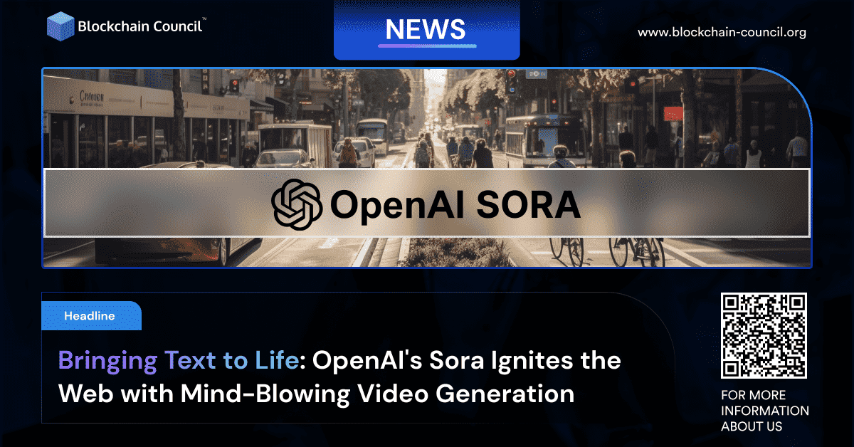 Bringing Text to Life: OpenAI's Sora Ignites the Web with Mind-Blowing Video Generation