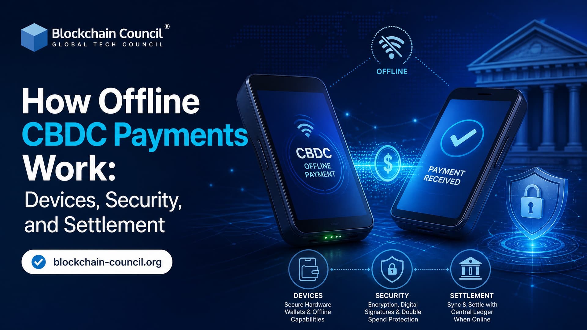 How Offline CBDC Payments Work: Devices, Security, and Settlement