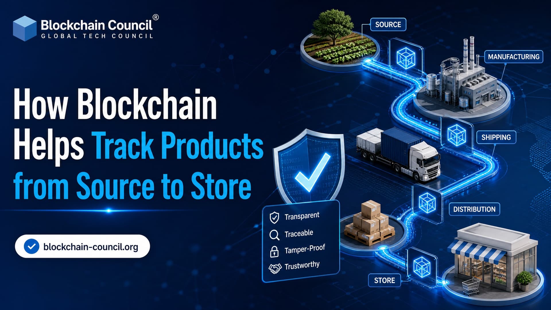 How Blockchain Helps Track Products from Source to Store