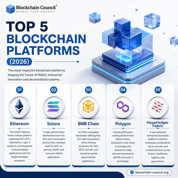 Top 5 Blockchain Platforms