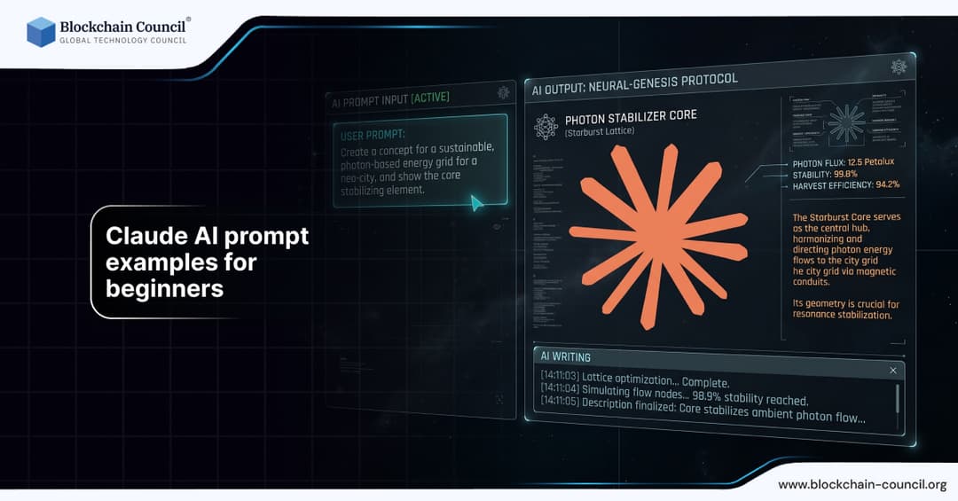 Claude AI Prompt Examples for Beginners - Blockchain Council