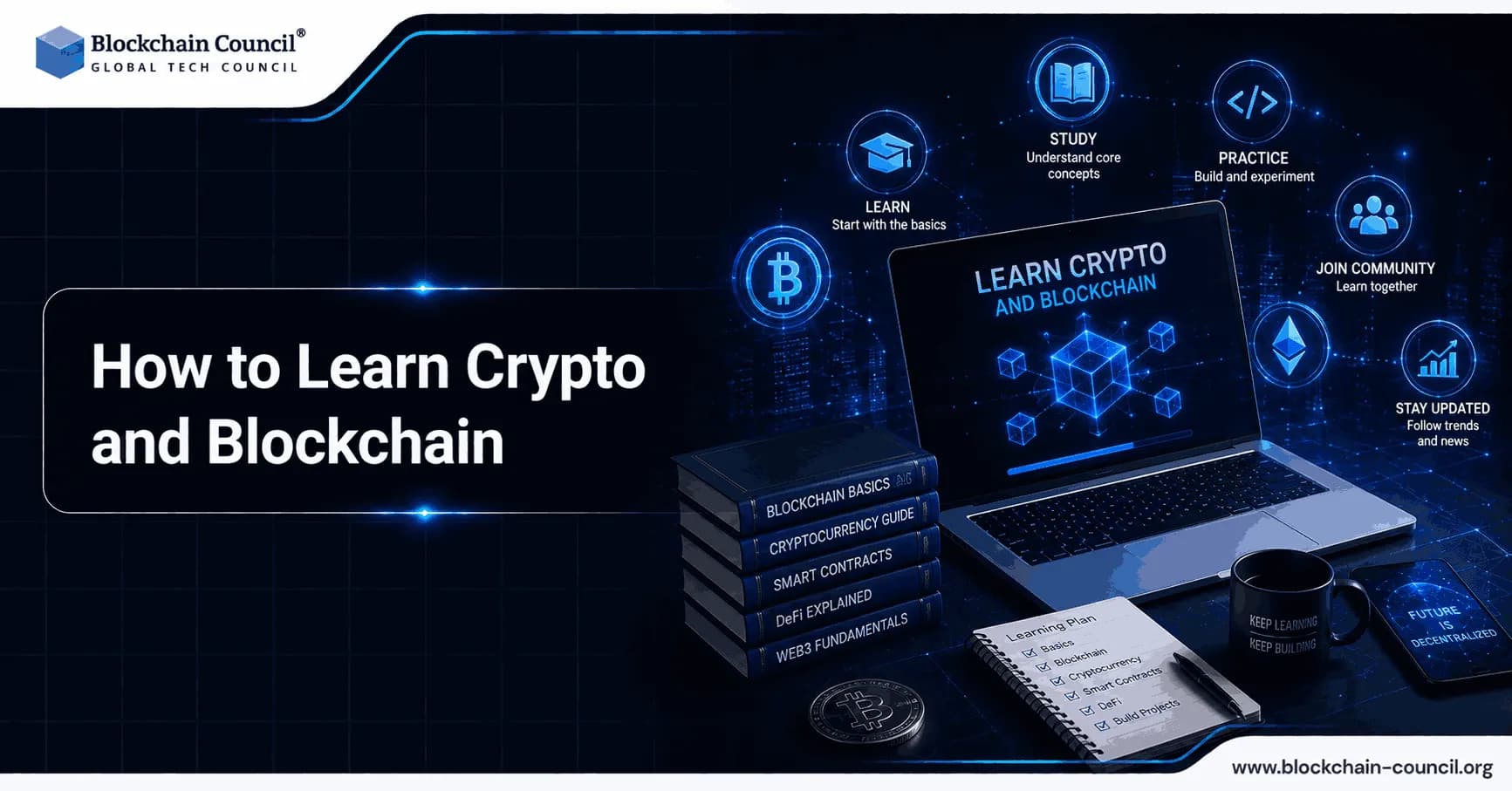 How to Learn Crypto and Blockchain