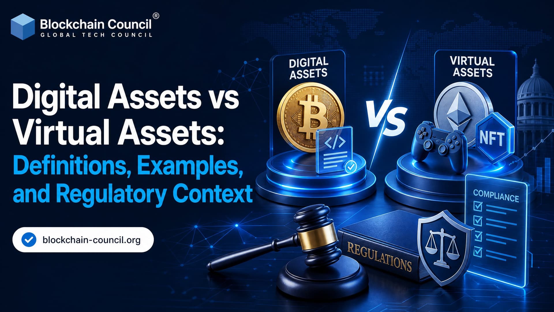 Digital Assets vs Virtual Assets: Definitions, Examples, and Regulatory Context