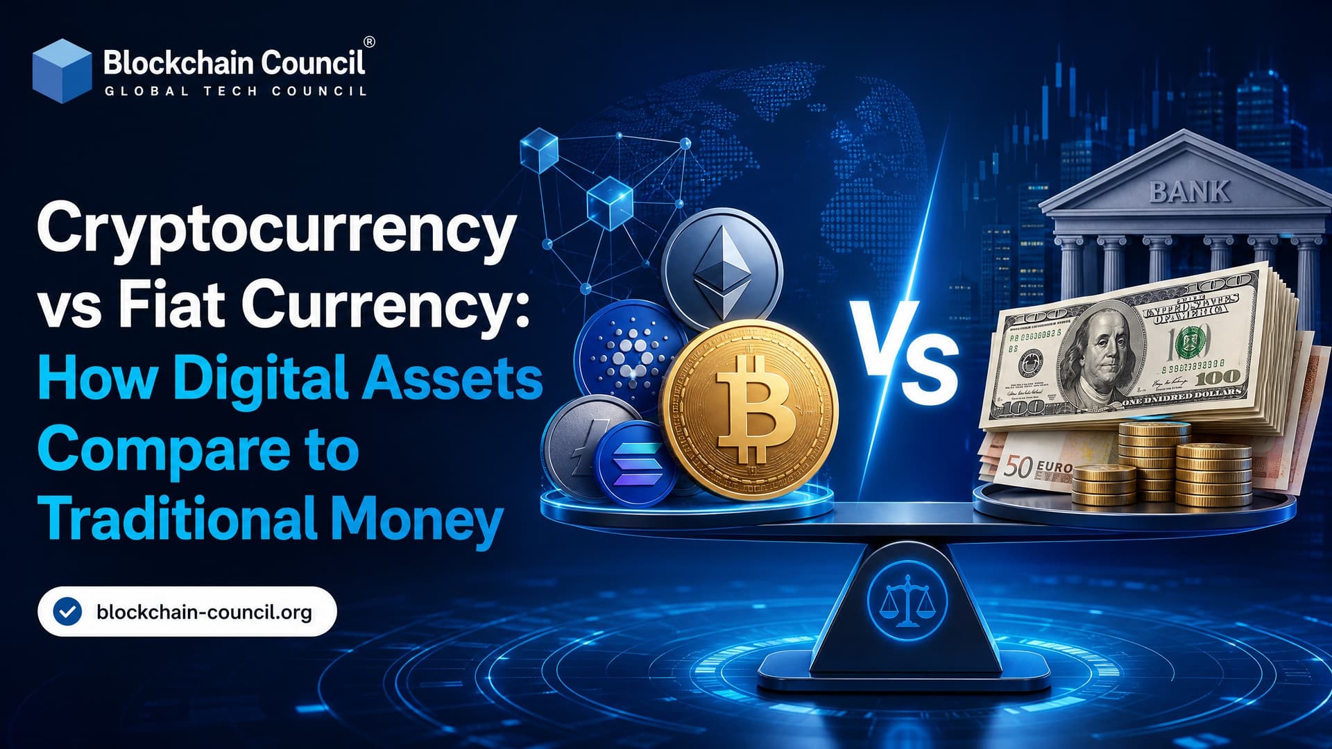 Cryptocurrency vs Fiat Currency: How Digital Assets Compare to Traditional Money