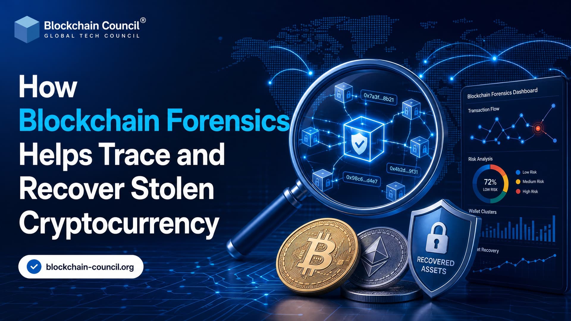 How Blockchain Forensics Helps Trace and Recover Stolen Cryptocurrency