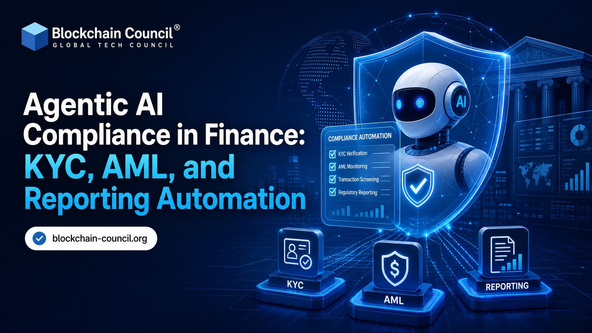 Agentic AI Compliance in Finance: KYC, AML, and Reporting Automation
