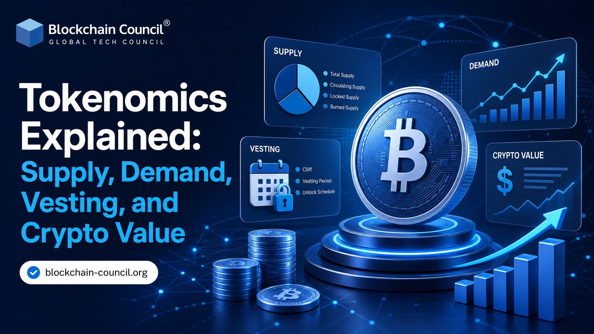 Tokenomics Explained: Supply, Demand, Vesting, and Crypto Value