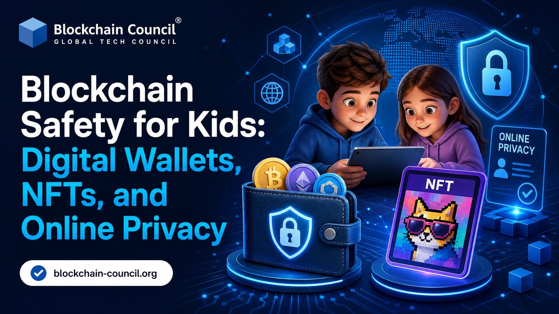 Blockchain Safety for Kids: Digital Wallets, NFTs, and Online Privacy