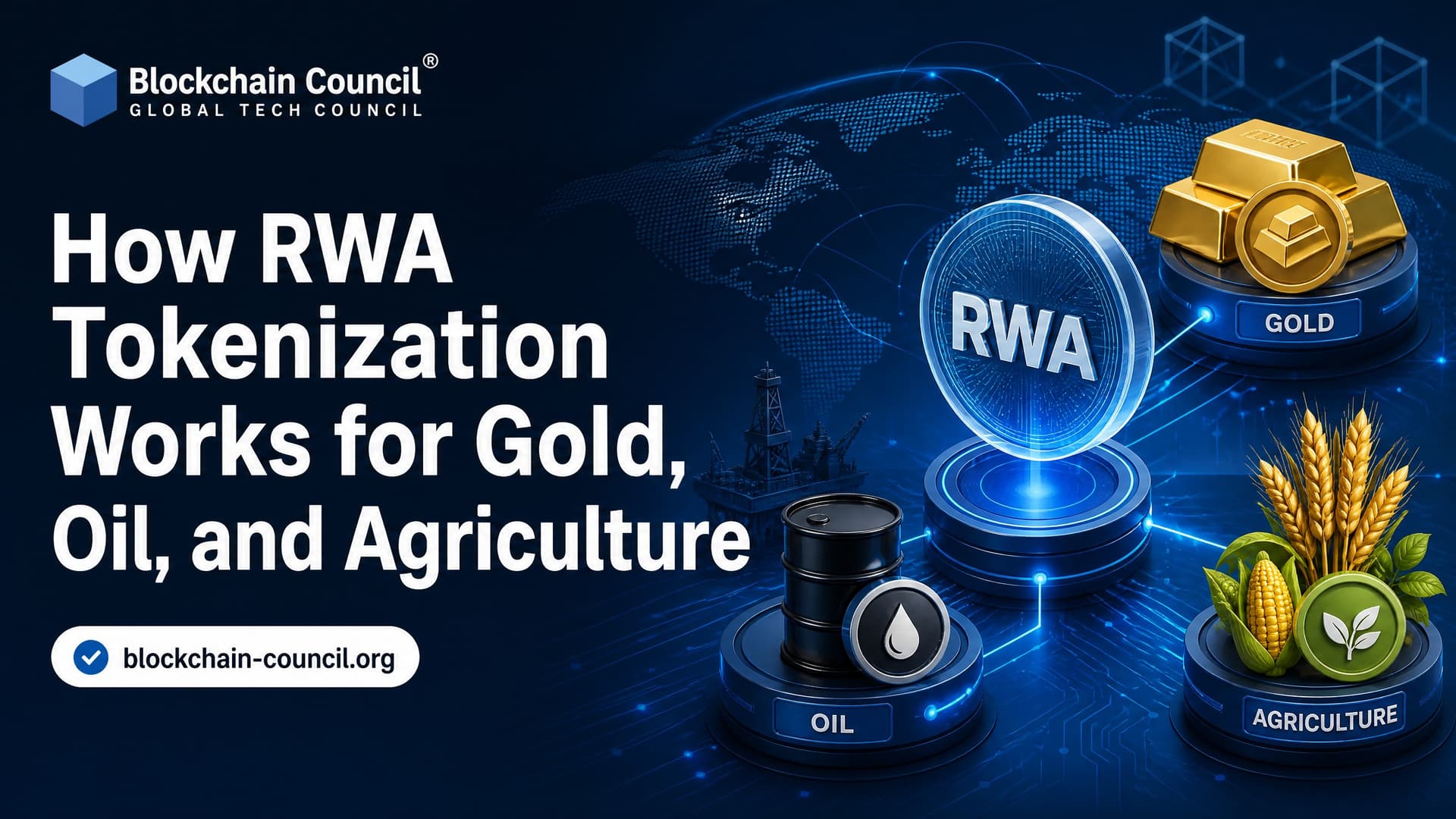 How RWA Tokenization Works for Gold, Oil, and Agriculture