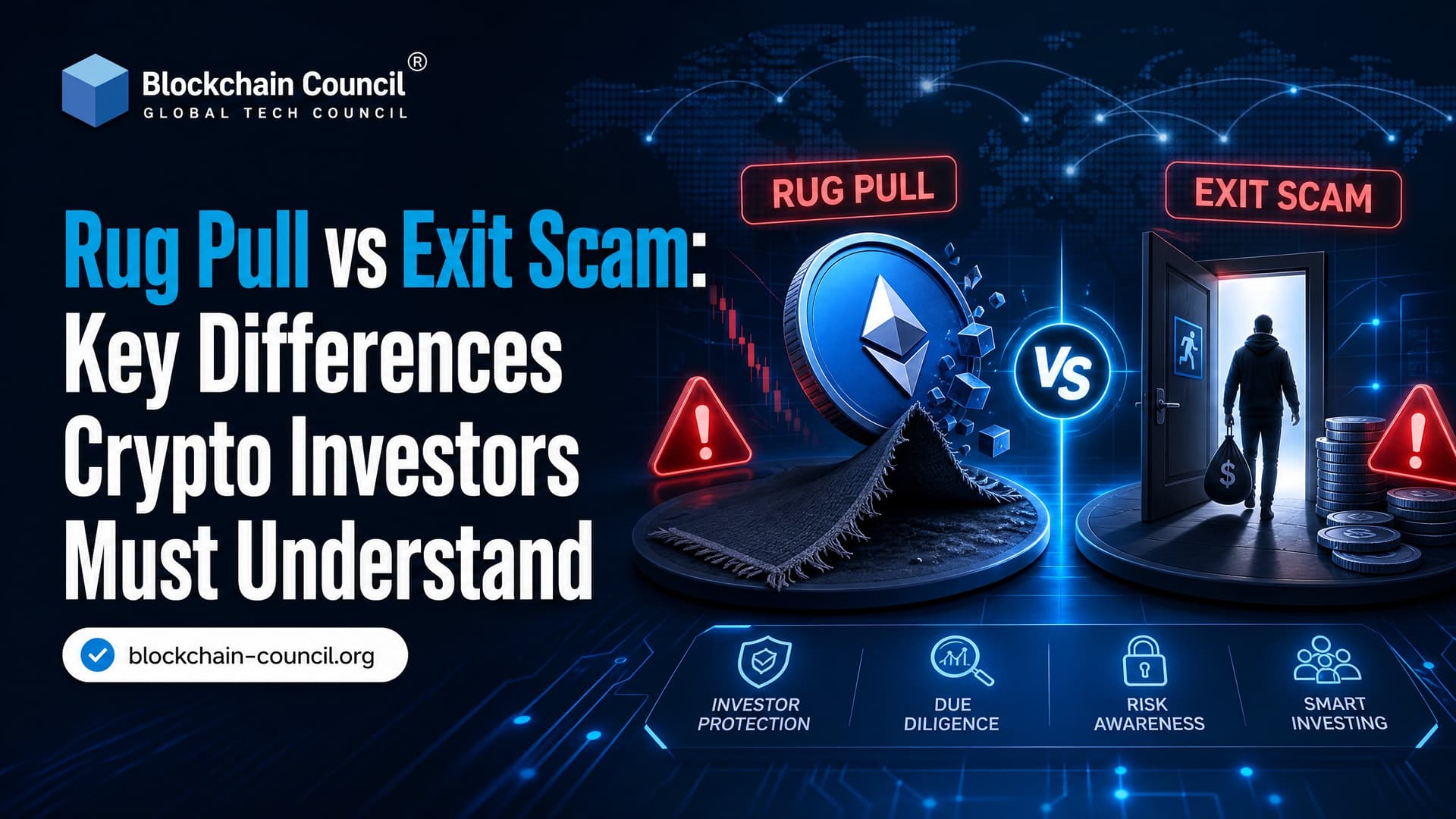 Rug Pull vs Exit Scam: Key Differences Crypto Investors Must Understand