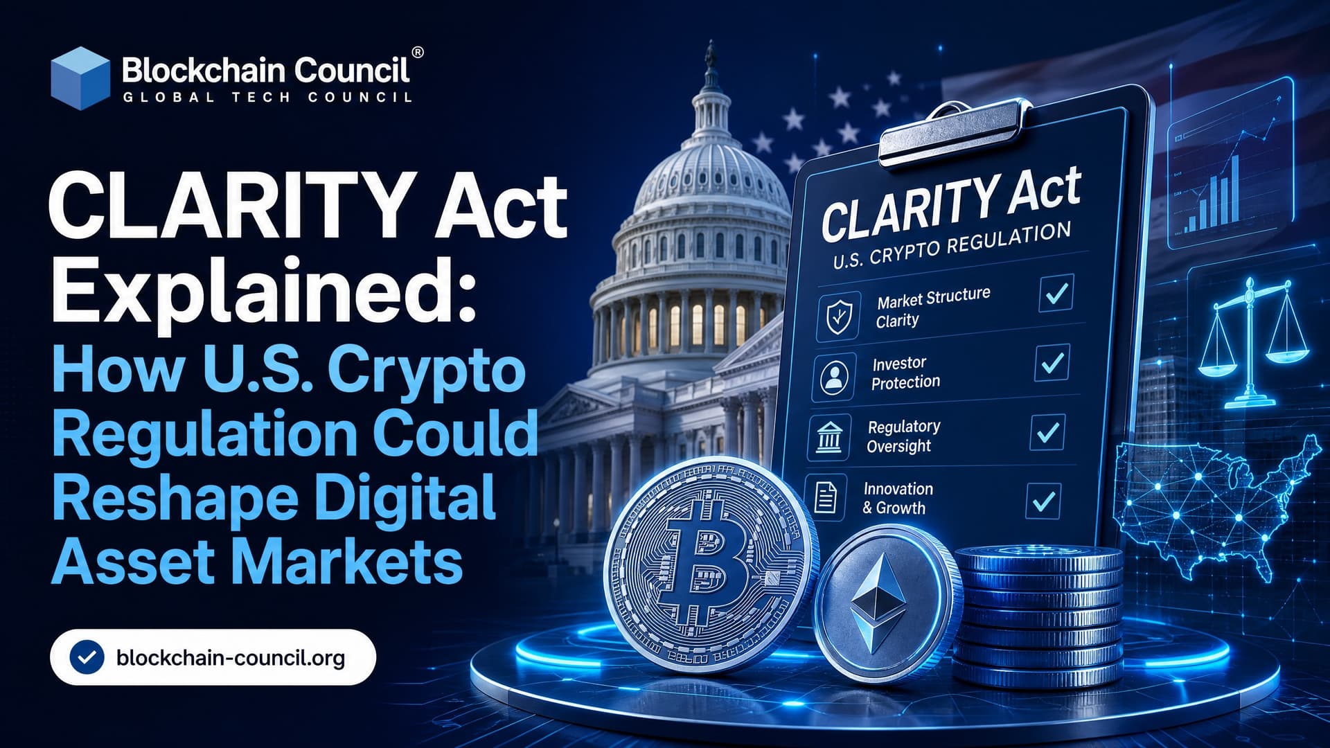 CLARITY Act Explained: How U.S. Crypto Regulation Could Reshape Digital Asset Markets
