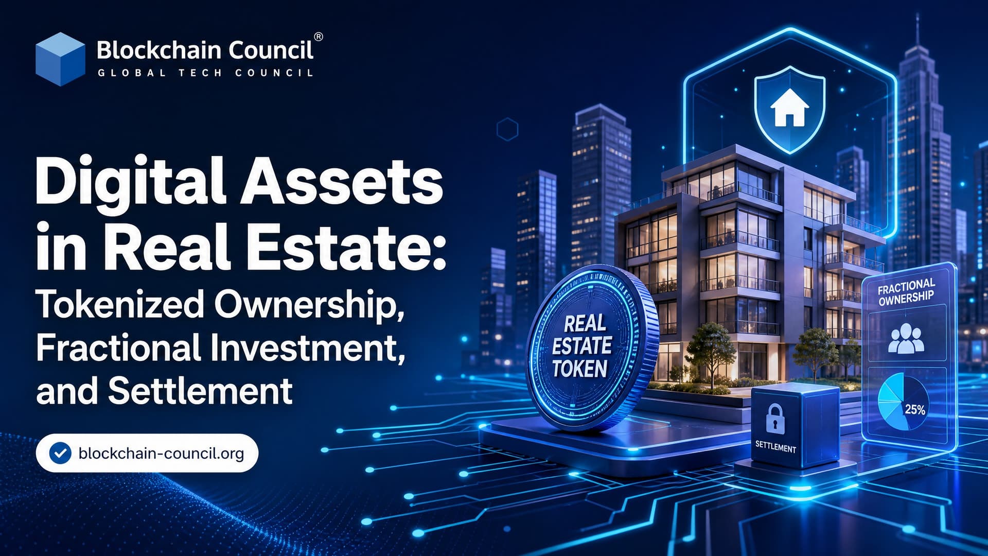 Digital Assets in Real Estate: Tokenized Ownership, Fractional Investment, and Settlement
