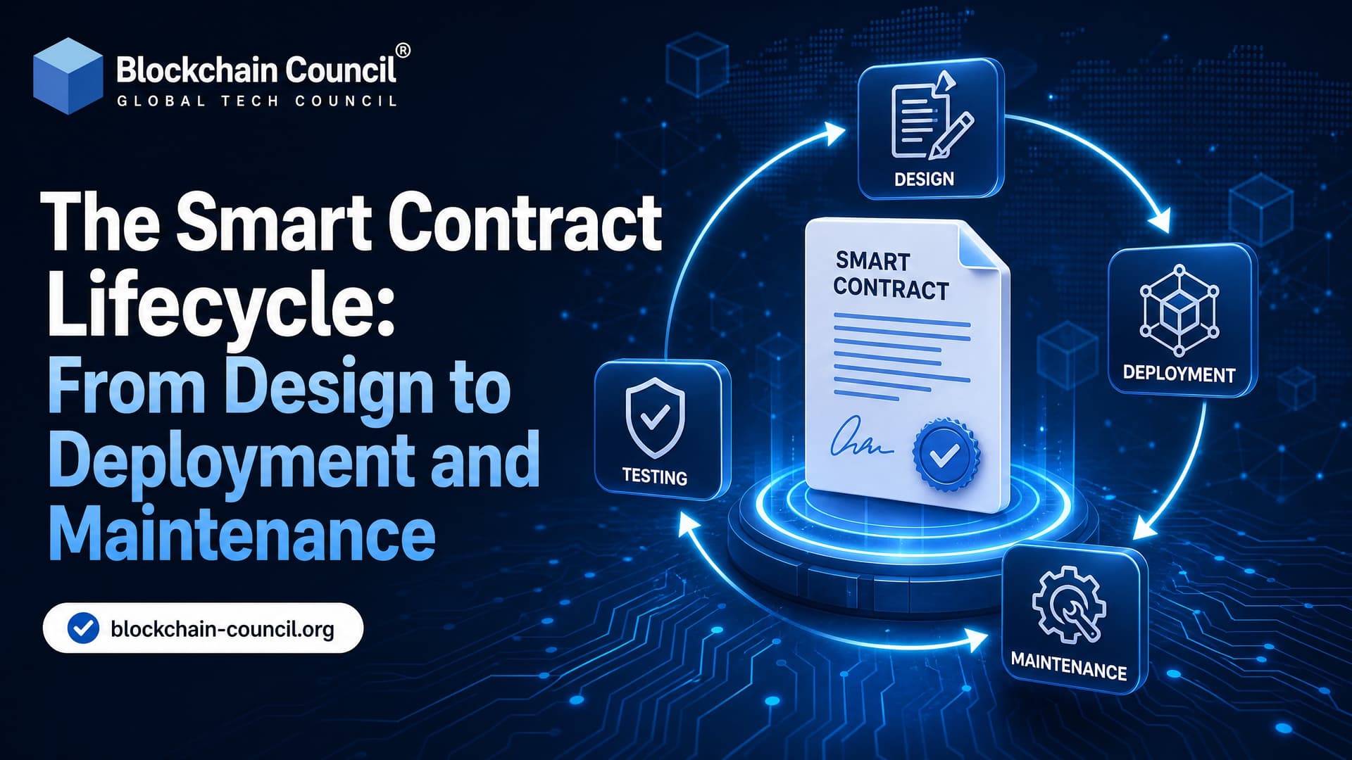 The Smart Contract Lifecycle: From Design to Deployment and Maintenance