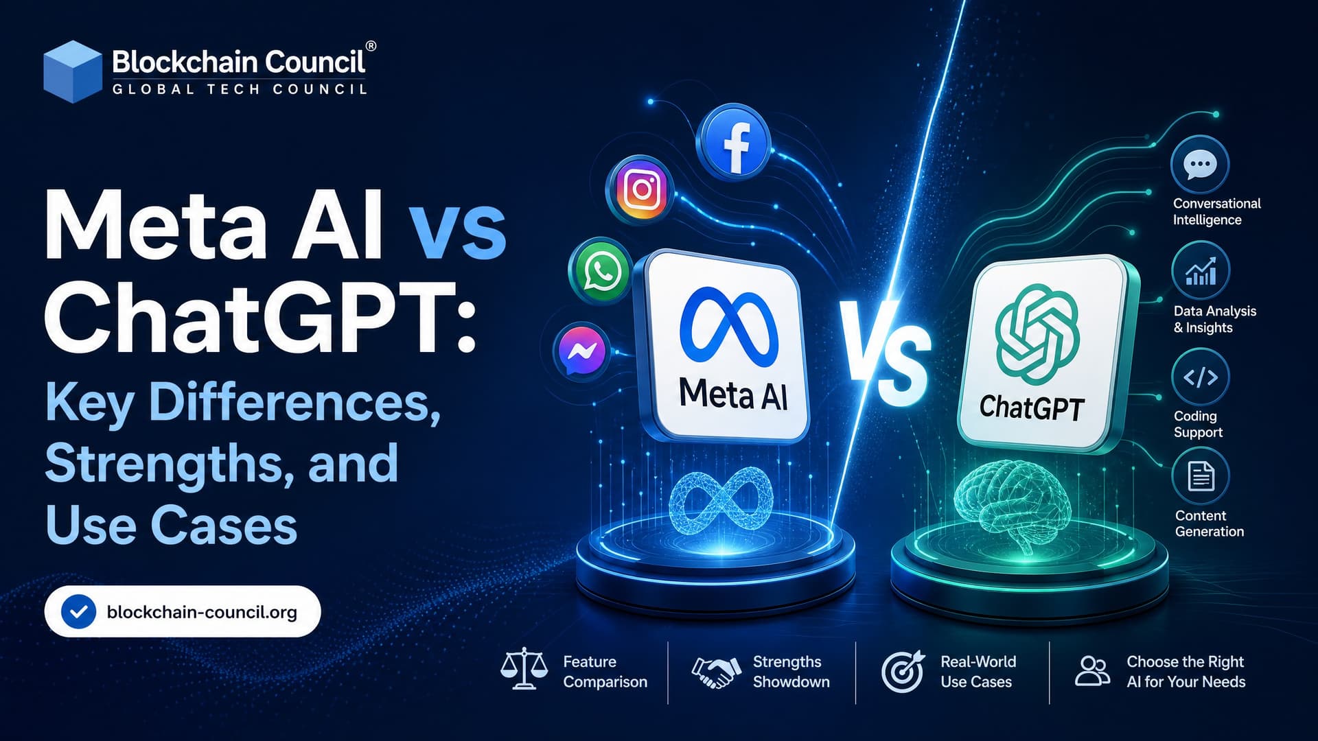 Meta AI vs ChatGPT: Key Differences, Strengths, and Use Cases