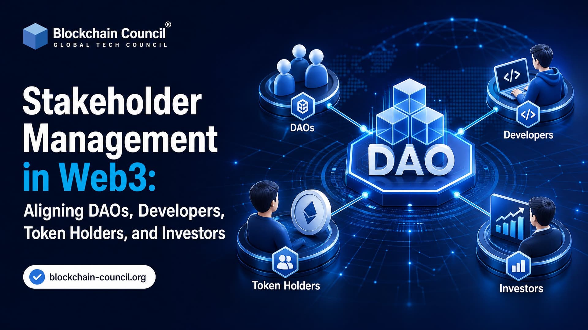 Stakeholder Management in Web3: Aligning DAOs, Developers, Token Holders, and Investors