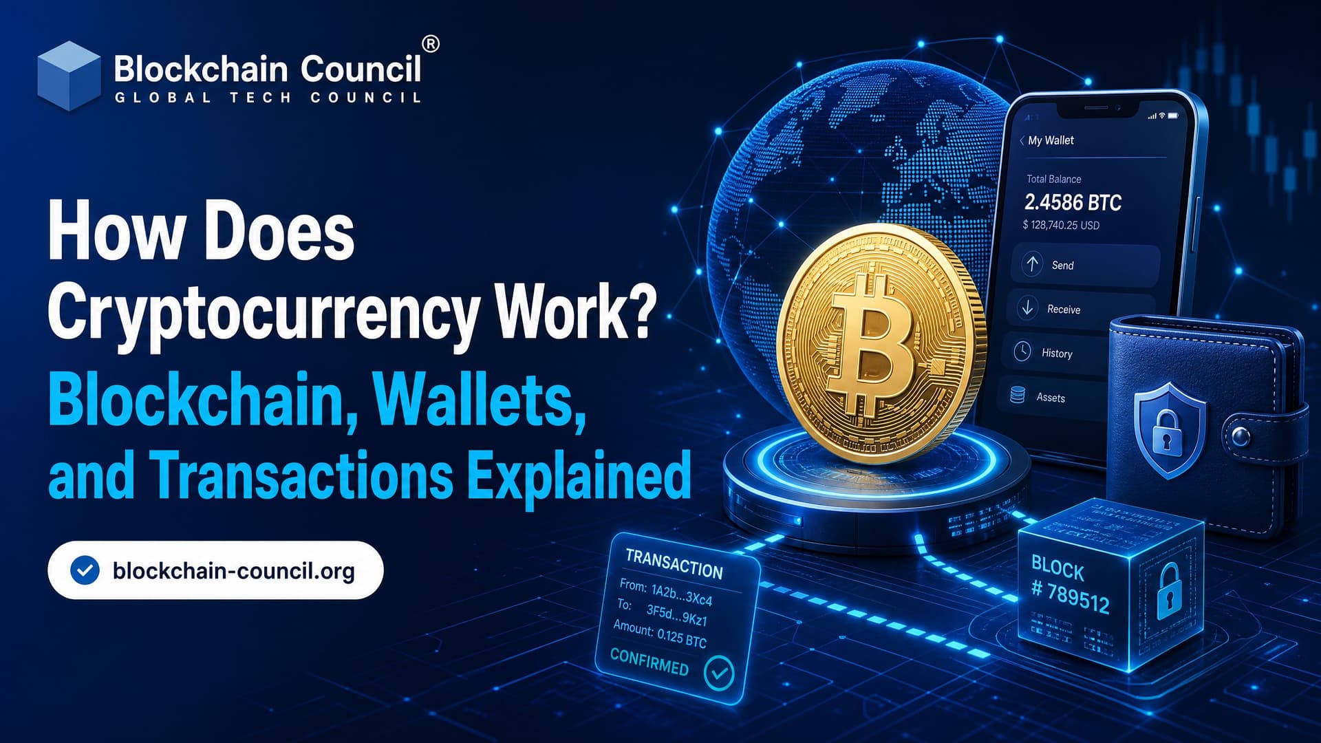 How Does Cryptocurrency Work? Blockchain, Wallets, and Transactions Explained