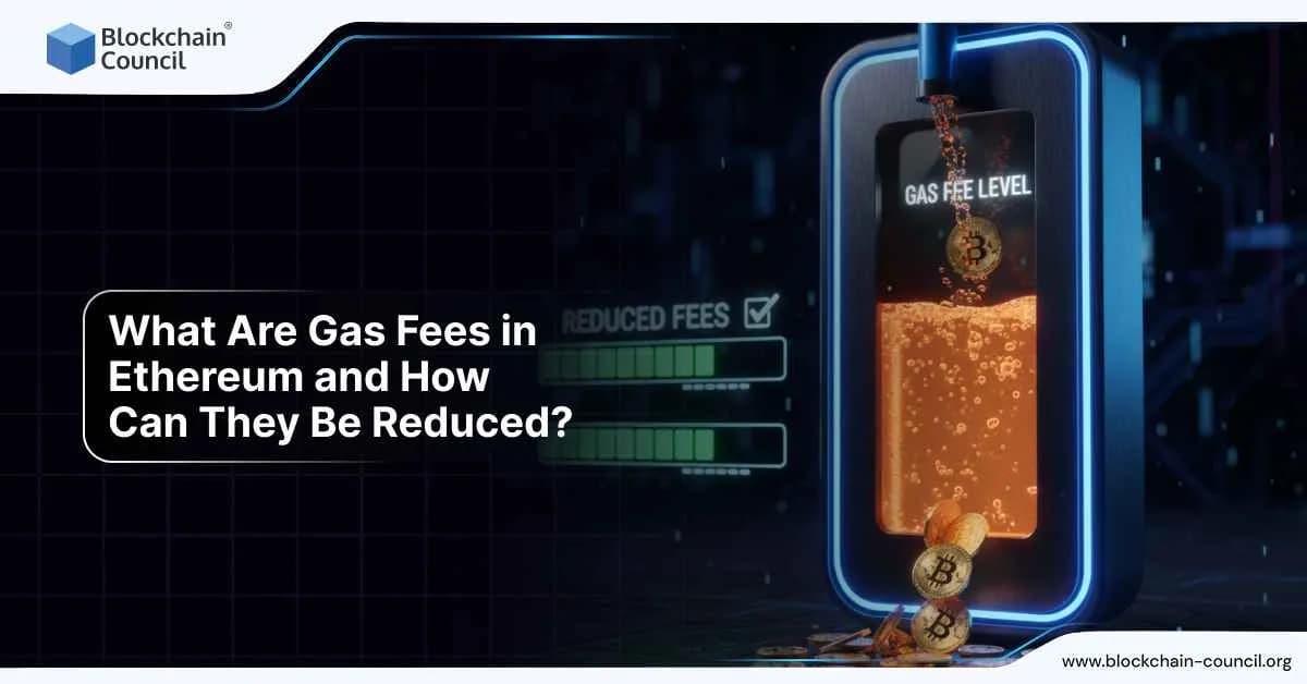A futuristic fuel pump with coins labeled gas fee level, symbolizing Ethereum gas fees and ways to reduce them.
