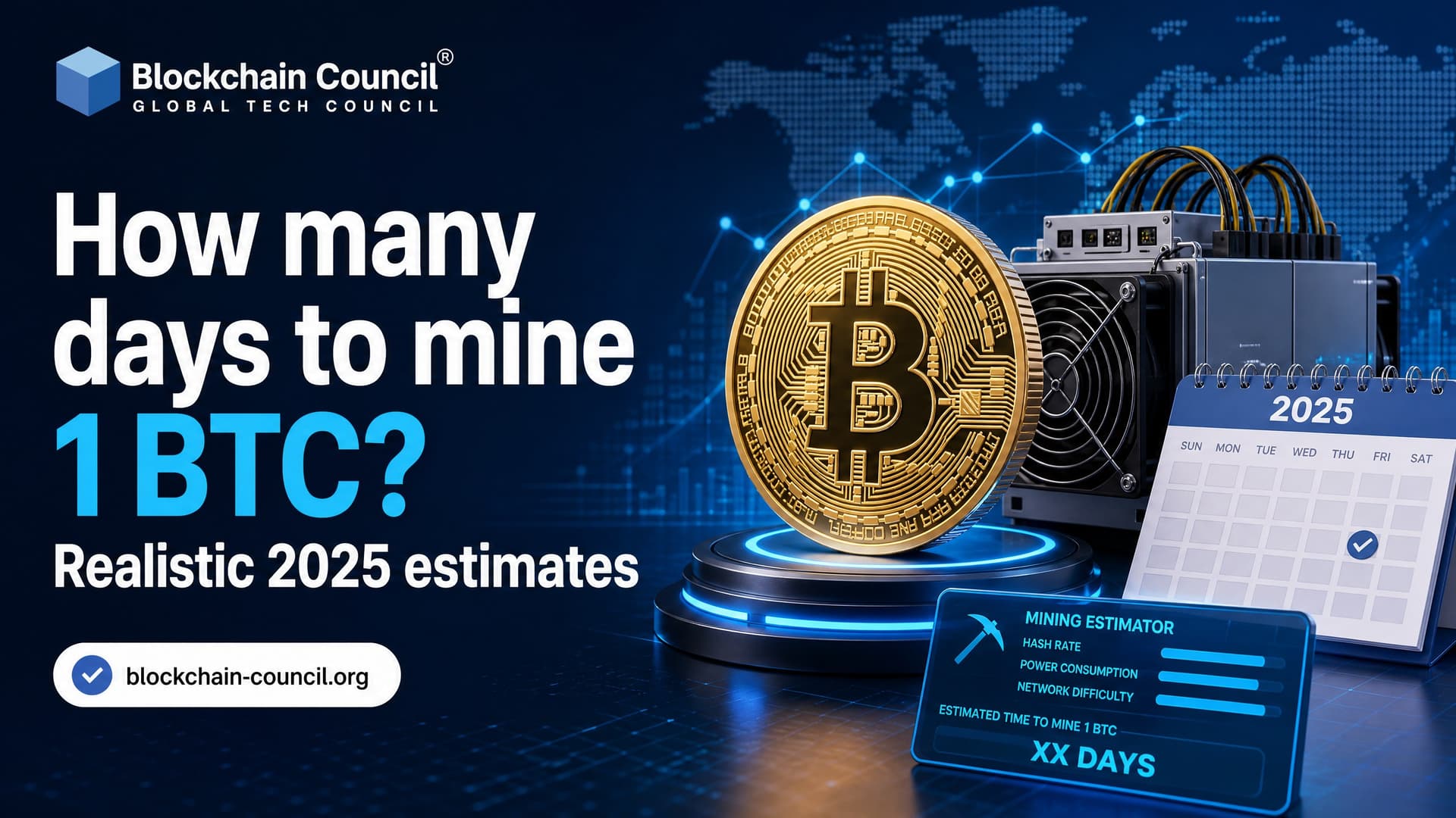 How many days to mine 1 BTC? Realistic 2025 estimates