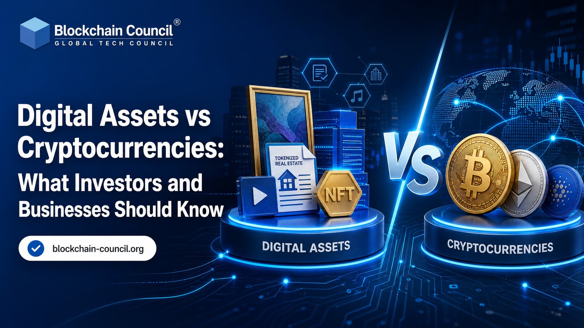 Digital Assets vs Cryptocurrencies: What Investors and Businesses Should Know