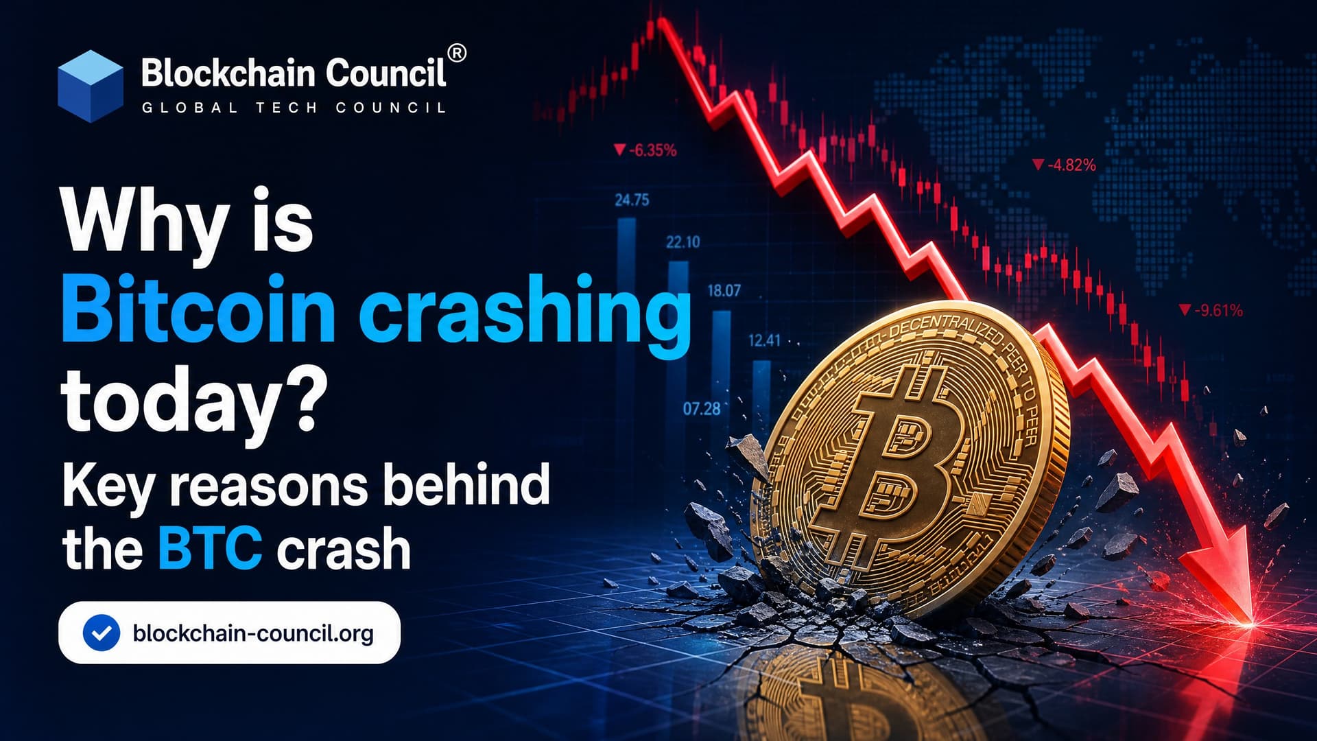 Why is Bitcoin crashing today? Key reasons behind the BTC crash