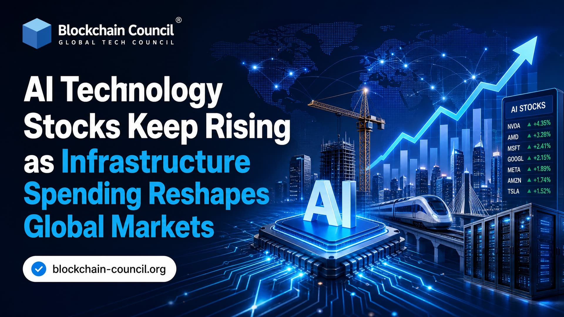 AI Technology Stocks Keep Rising as Infrastructure Spending Reshapes Global Markets