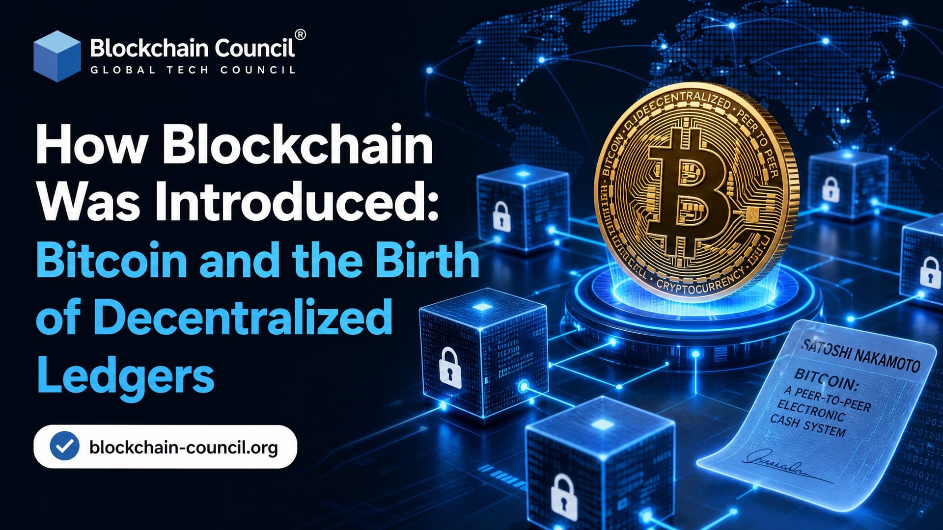 How Blockchain Was Introduced: Bitcoin and the Birth of Decentralized Ledgers