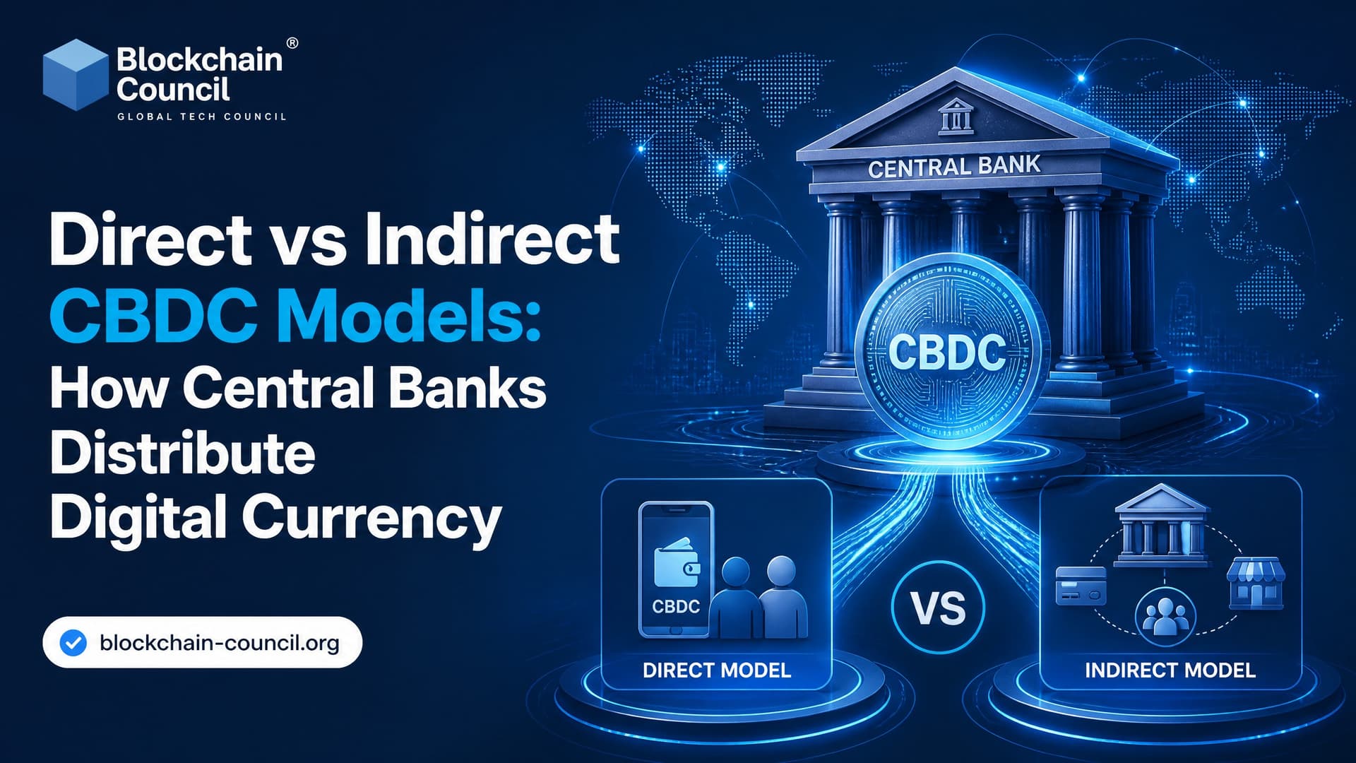 Direct vs Indirect CBDC Models: How Central Banks Distribute Digital Currency