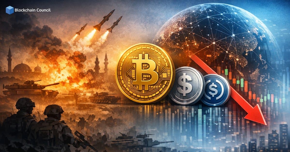 How Iran War Escalation Could Impact Global Crypto Markets: Bitcoin, Stablecoins, and Risk-Off Trends