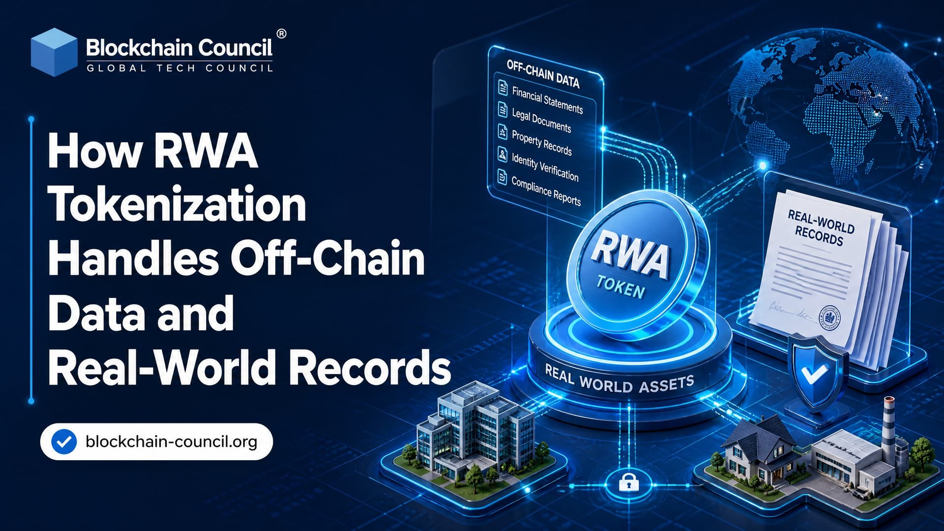 How RWA Tokenization Handles Off-Chain Data and Real-World Records
