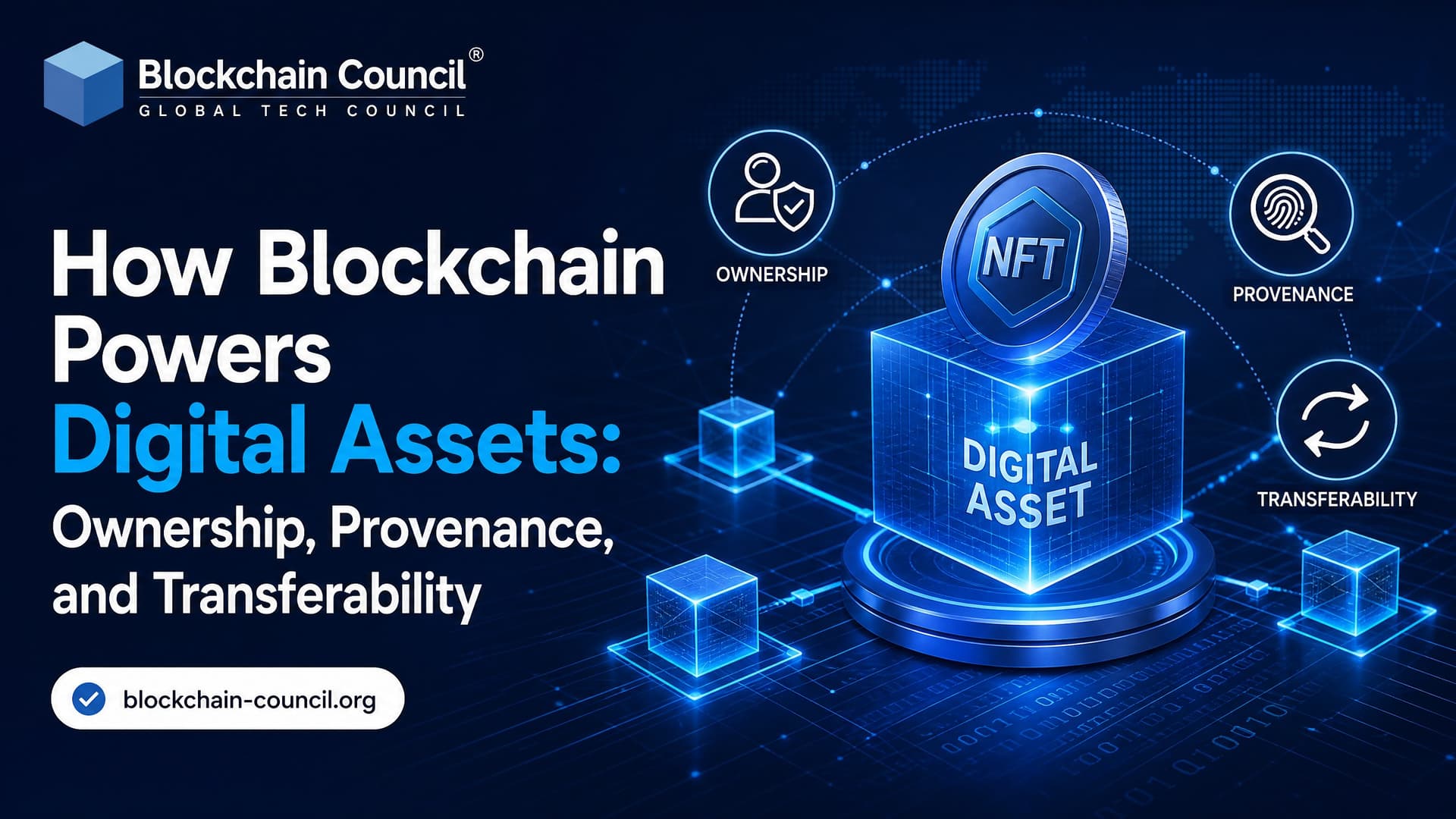 How Blockchain Powers Digital Assets: Ownership, Provenance, and Transferability