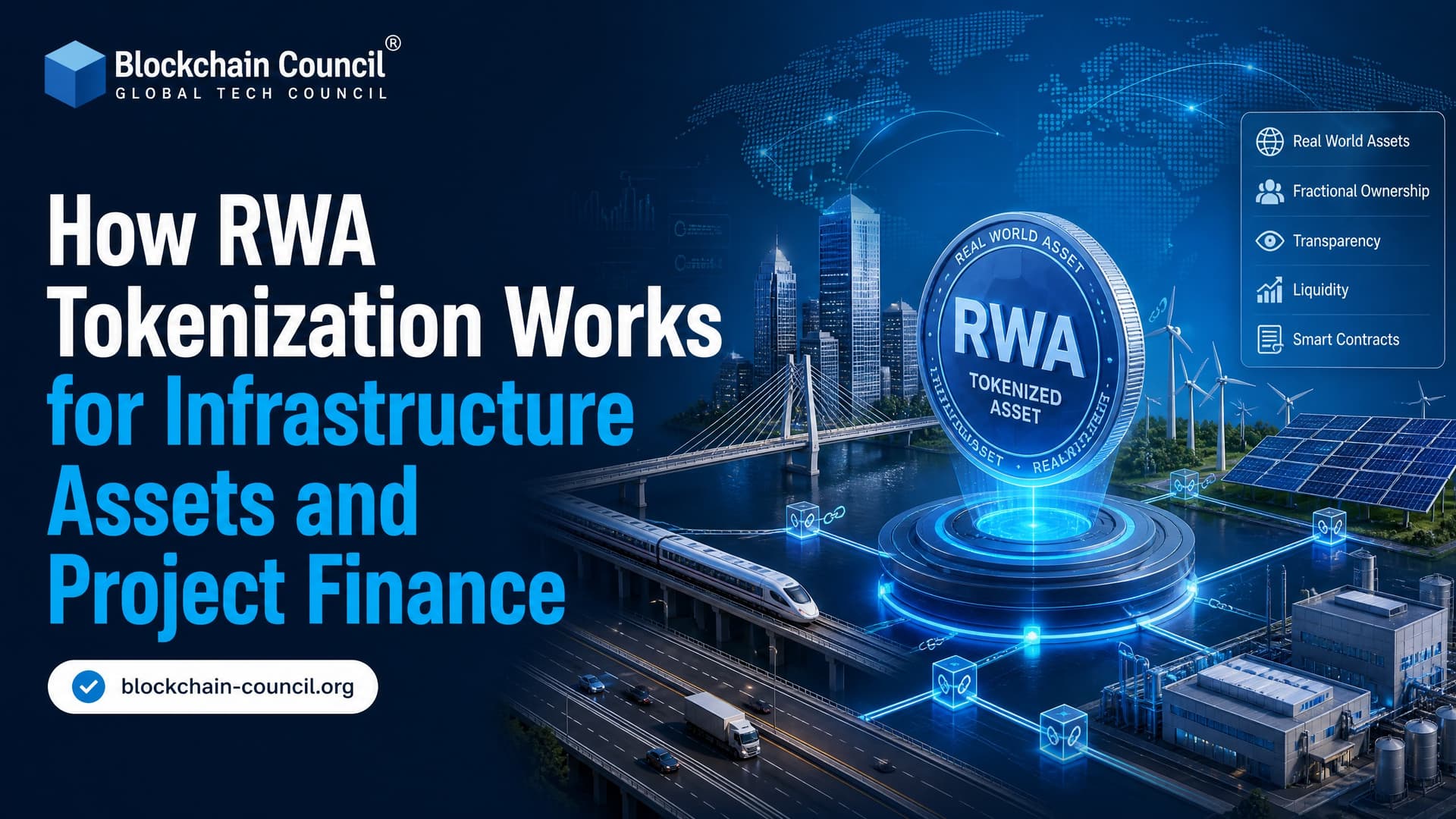 How RWA Tokenization Works for Infrastructure Assets and Project Finance