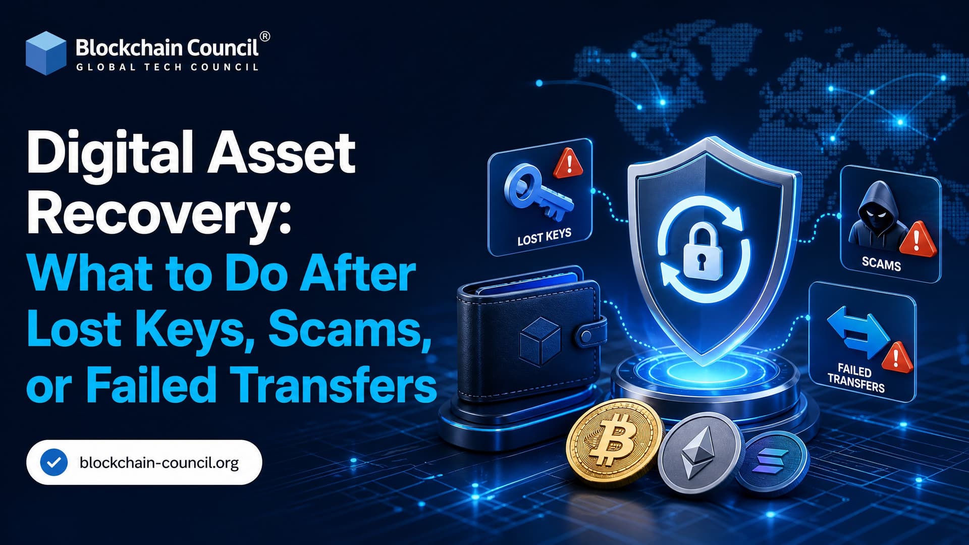 Digital Asset Recovery: What to Do After Lost Keys, Scams, or Failed Transfers