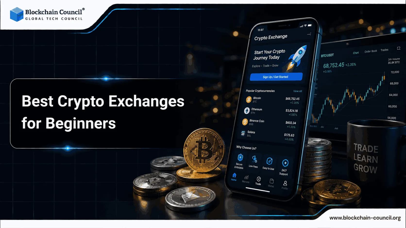 Best Crypto Exchanges for Beginners in 2026