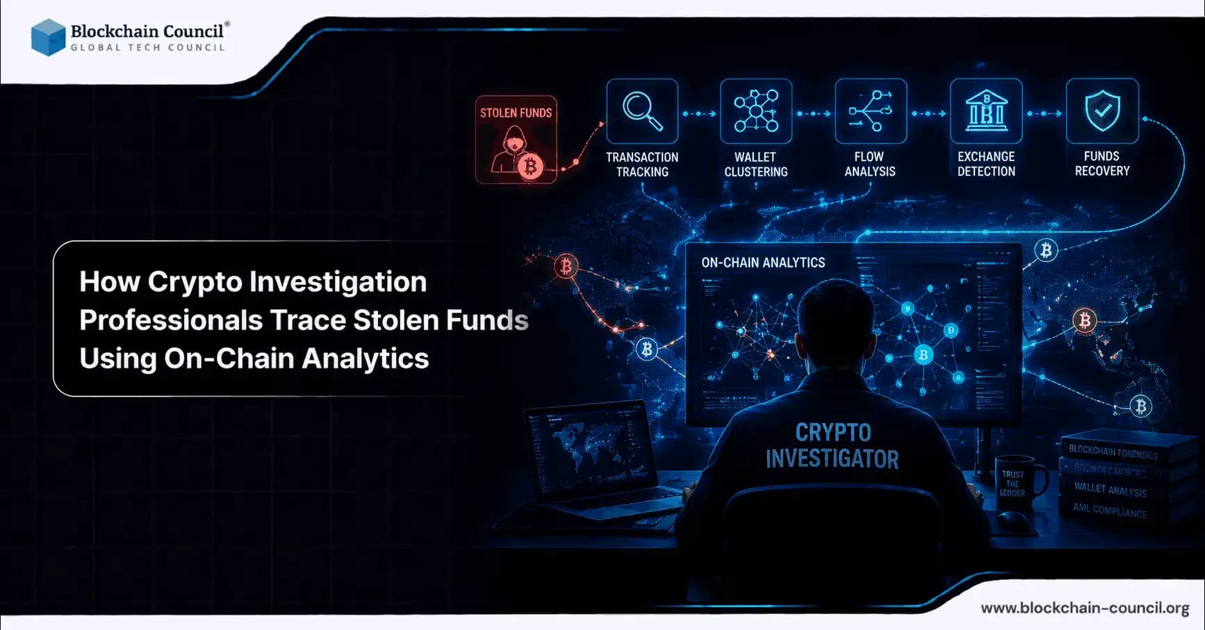 How Crypto Investigation Professionals Trace Stolen Funds Using On-Chain Analytics
