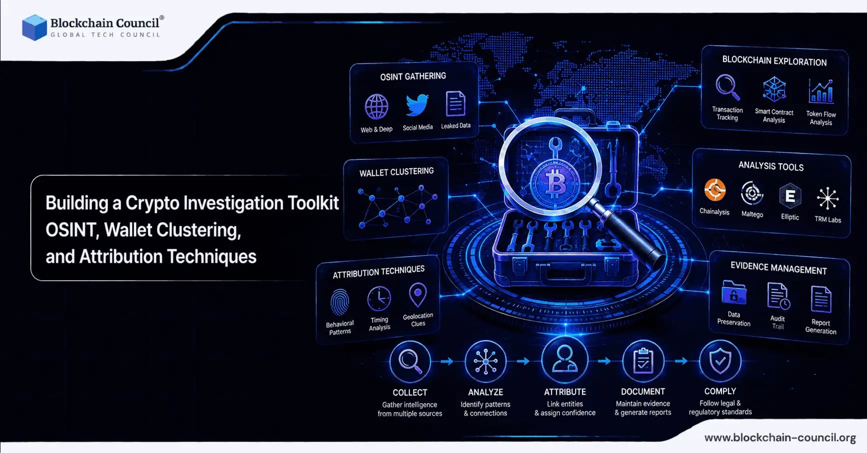 Building a Crypto Investigation Toolkit: OSINT, Wallet Clustering, and Attribution Techniques
