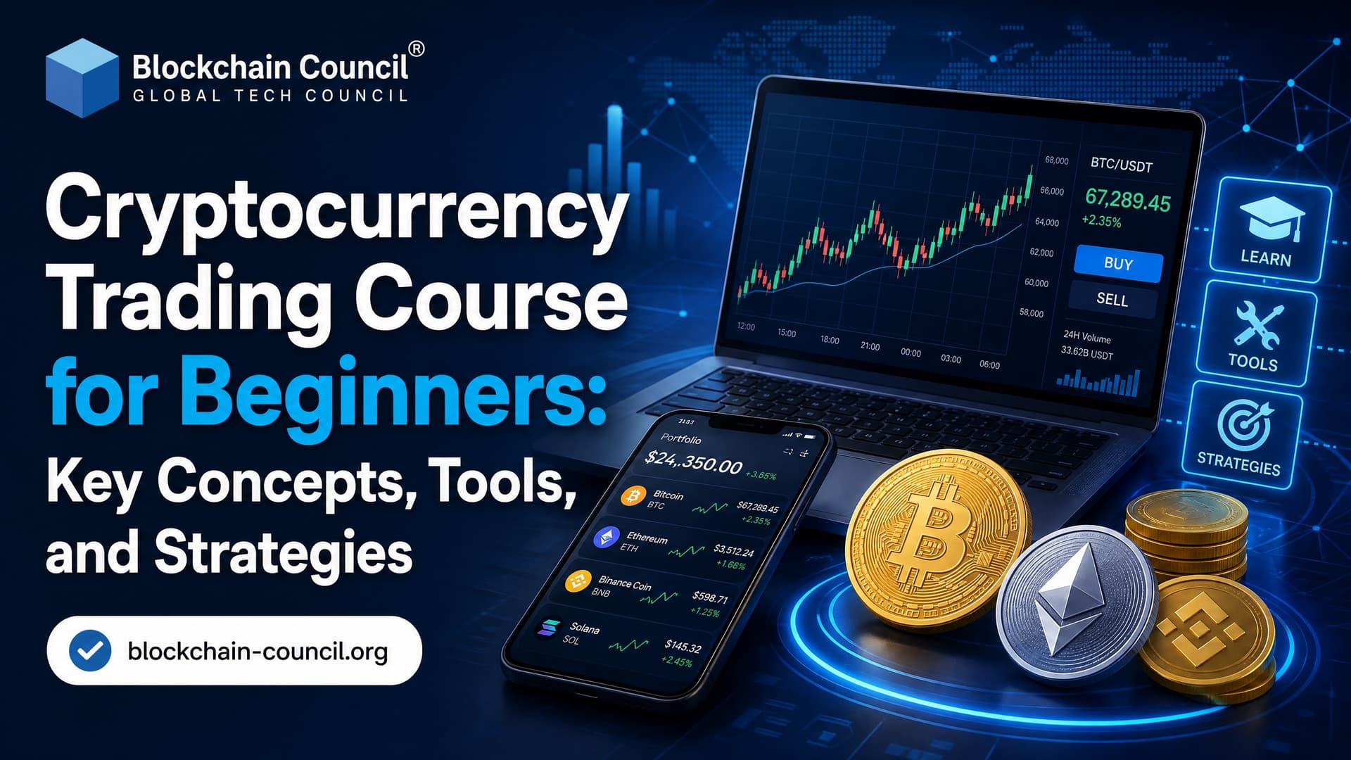 Cryptocurrency Trading Course for Beginners: Key Concepts, Tools, and Strategies