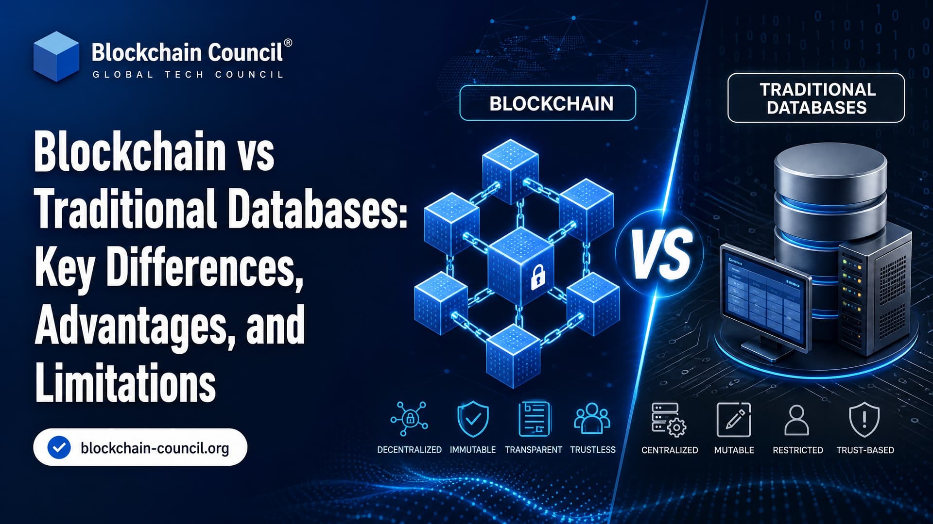 Blockchain vs Traditional Databases: Key Differences, Advantages, and Limitations