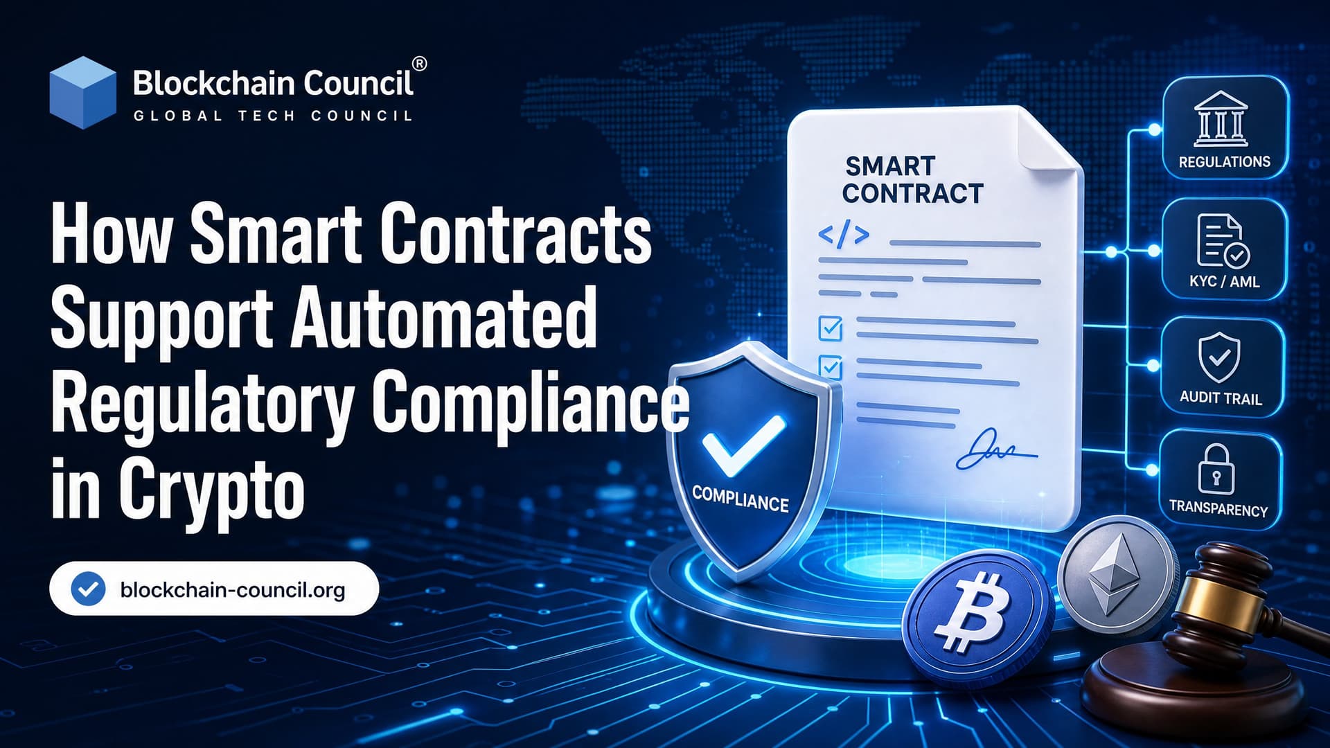 How Smart Contracts Support Automated Regulatory Compliance in Crypto