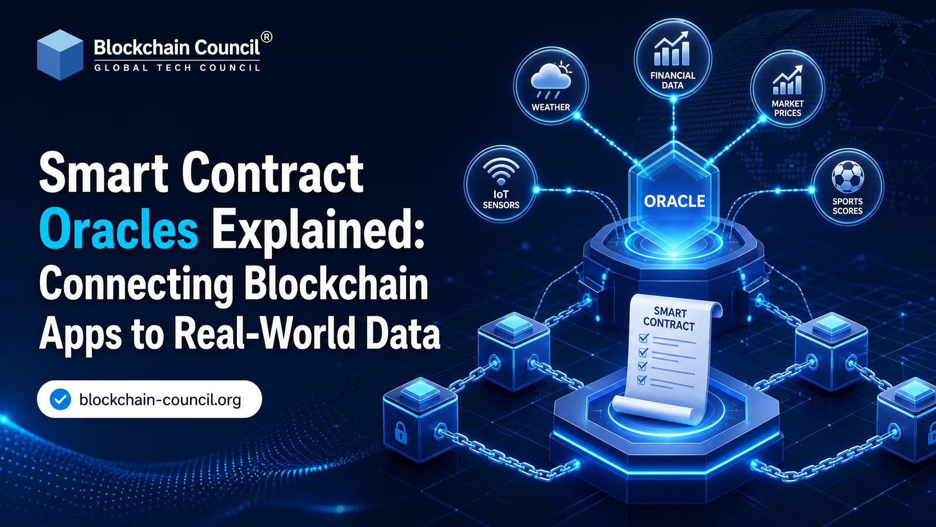 Smart Contract Oracles Explained: Connecting Blockchain Apps to Real-World Data