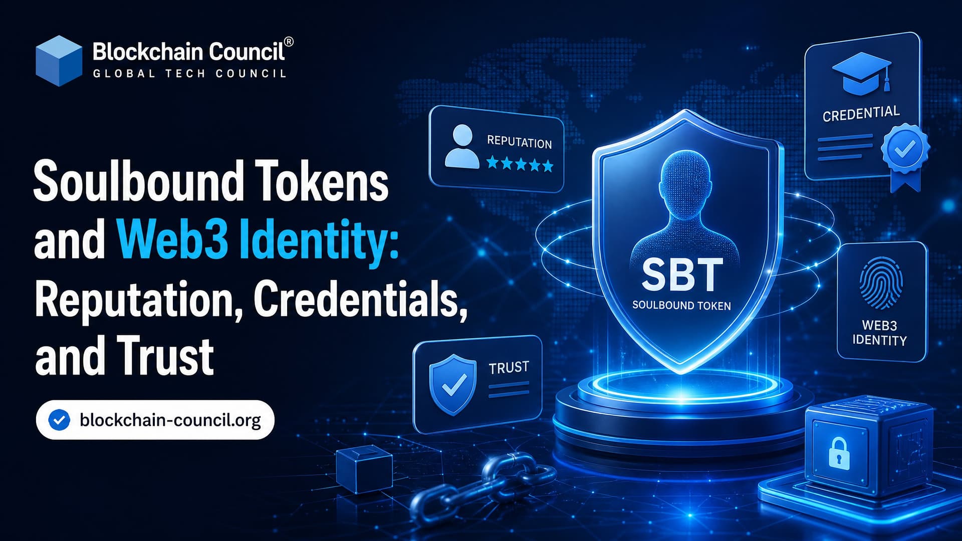 Soulbound Tokens and Web3 Identity: Reputation, Credentials, and Trust