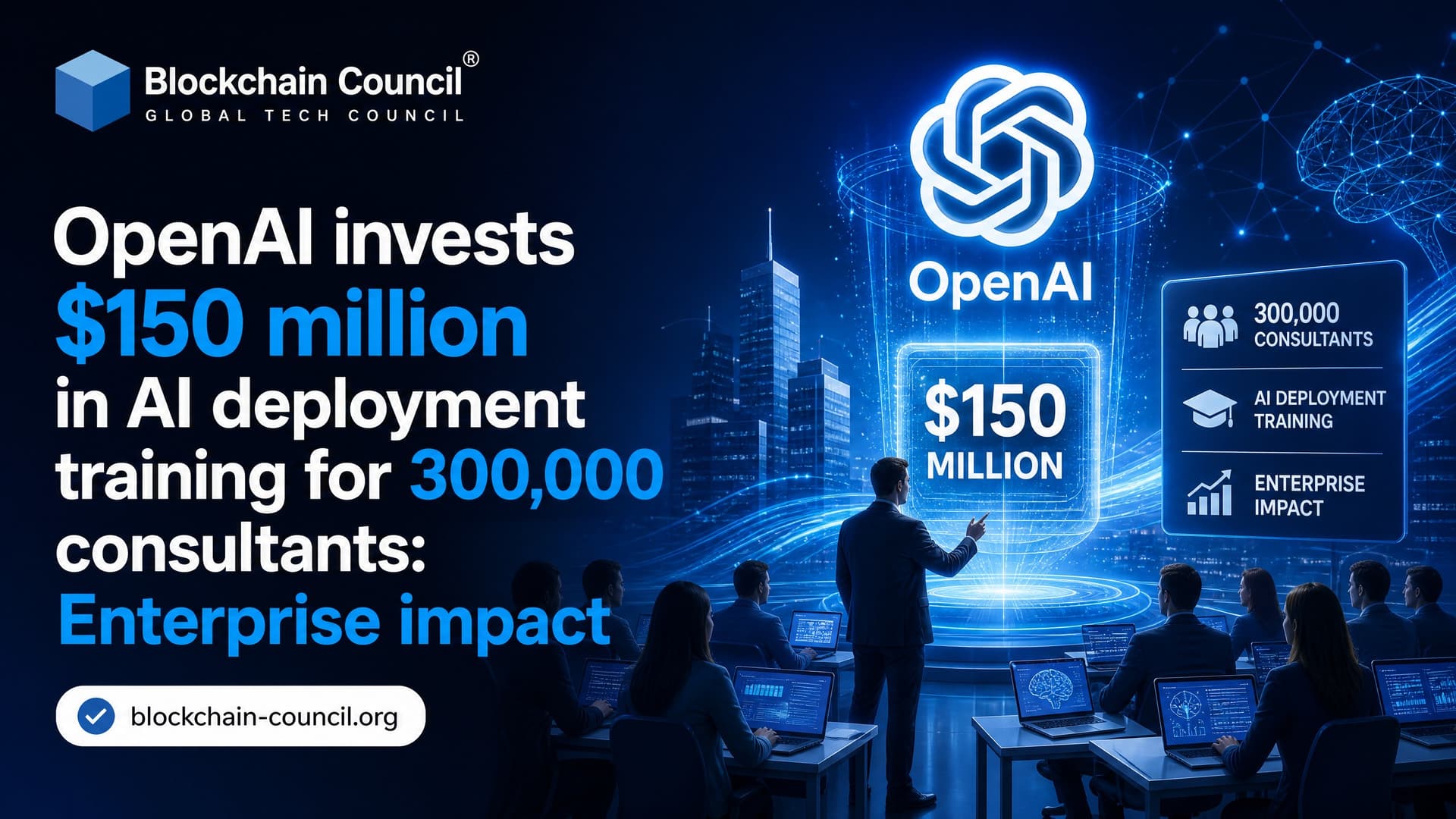 OpenAI invests $150 million in AI deployment training for 300,000 consultants: Enterprise impact