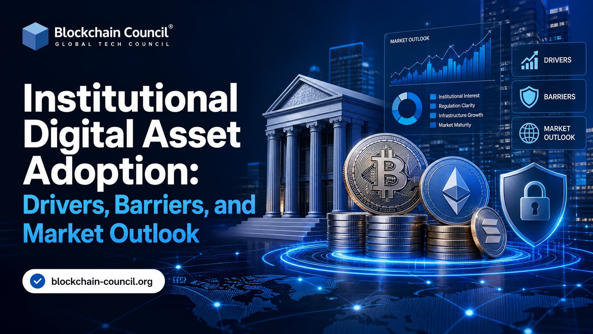Institutional Digital Asset Adoption: Drivers, Barriers, and Market Outlook