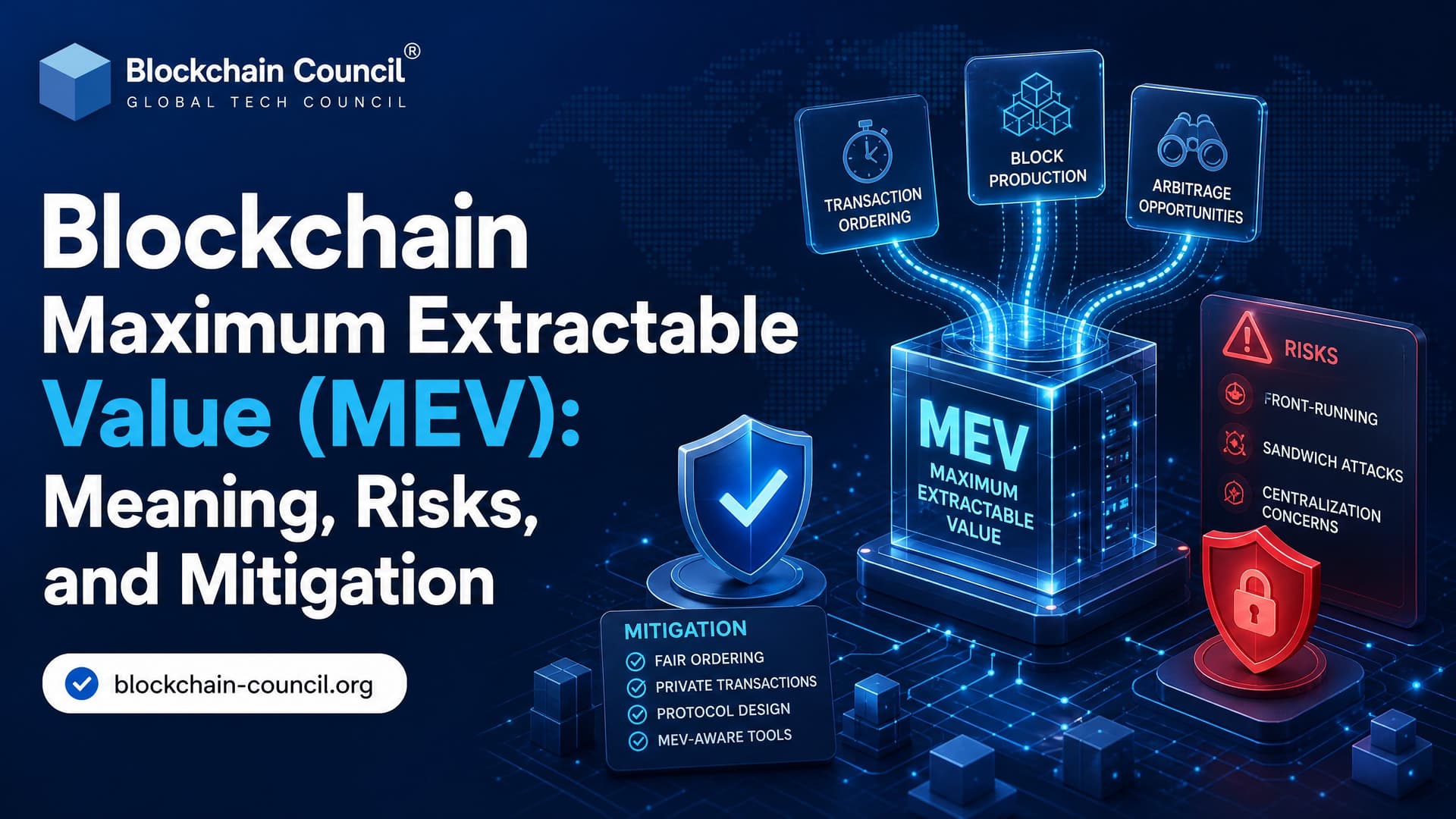 Blockchain Maximum Extractable Value (MEV): Meaning, Risks, and Mitigation