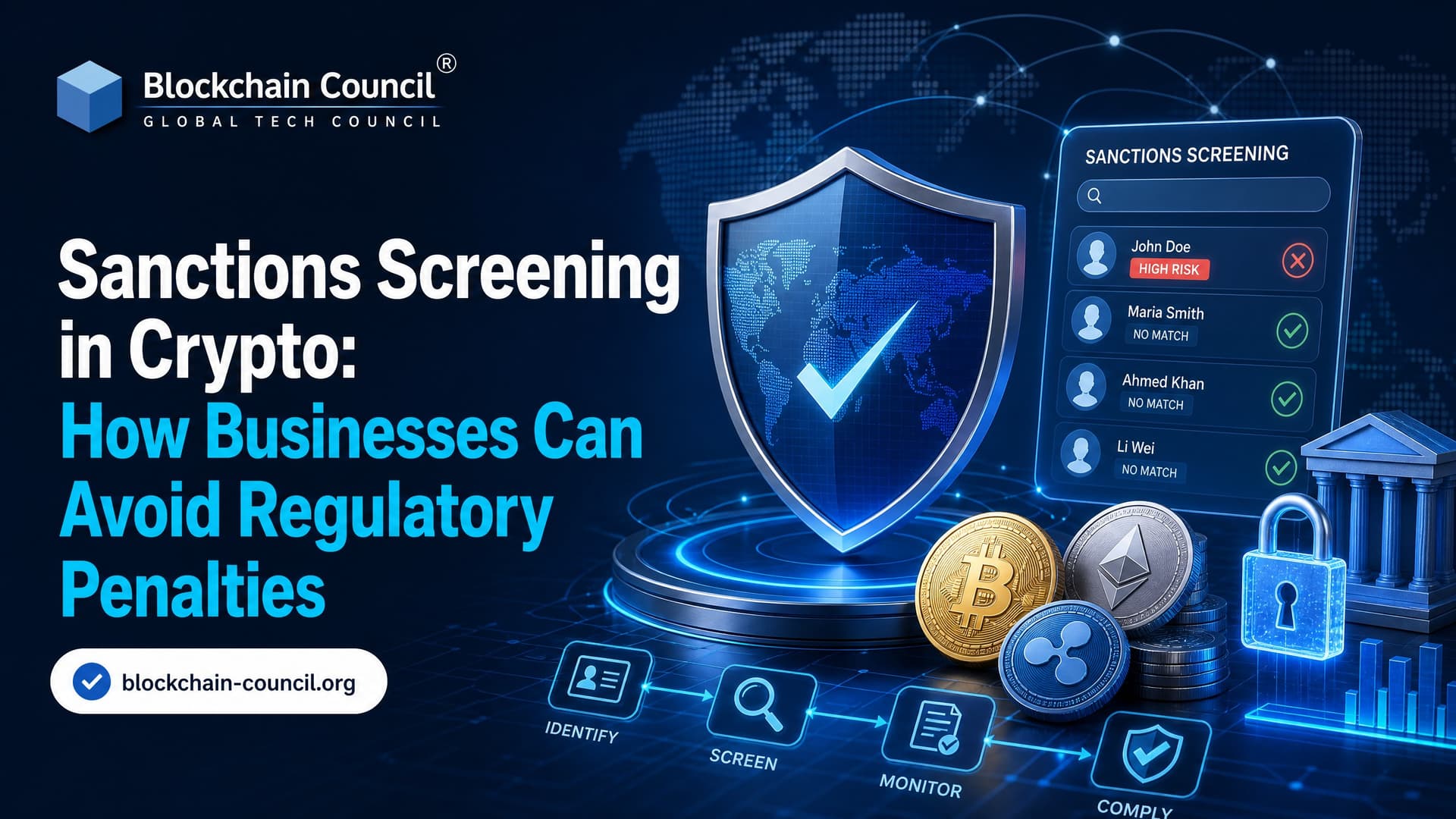 Sanctions Screening in Crypto: How Businesses Can Avoid Regulatory Penalties
