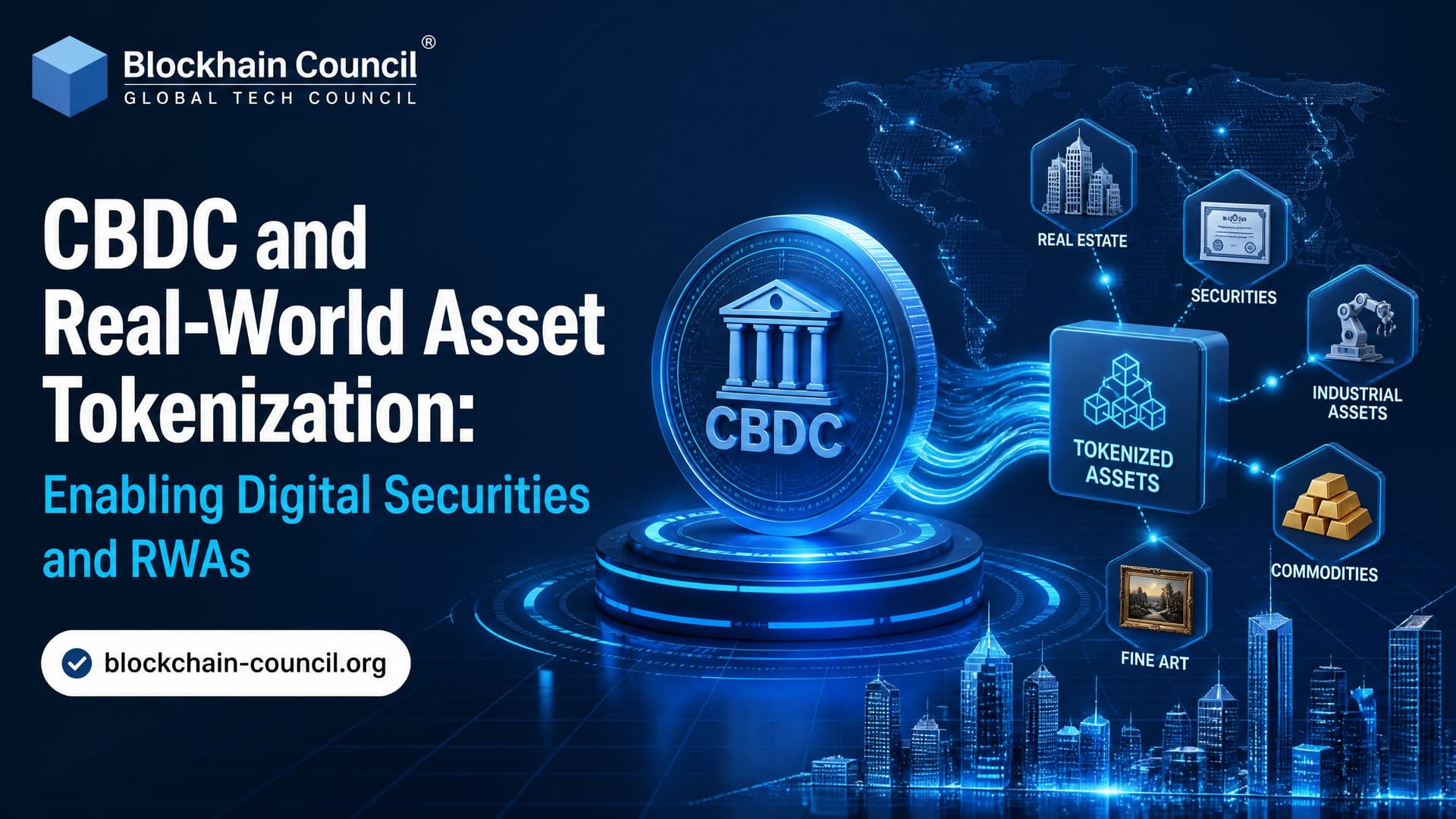 CBDC and Real-World Asset Tokenization: Enabling Digital Securities and RWAs