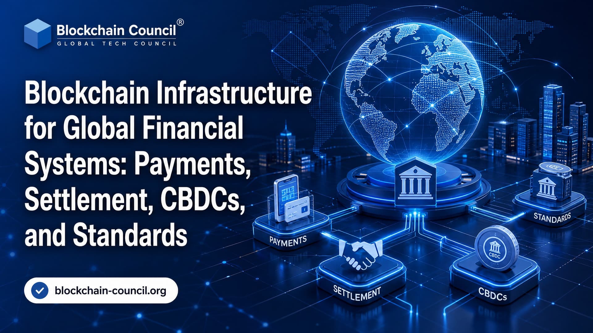 Blockchain Infrastructure for Global Financial Systems: Payments, Settlement, CBDCs, and Standards